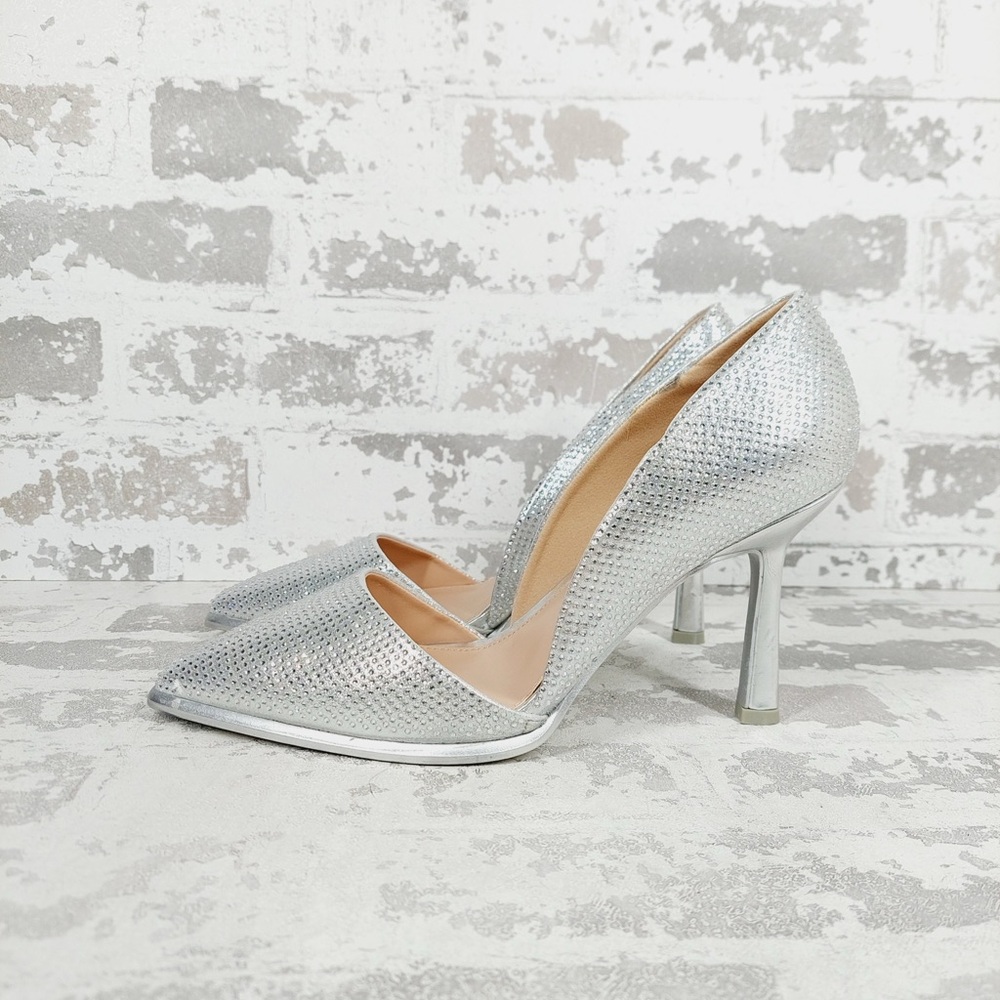 NEW MIA Ciana Pointed Toe Rhinestone Pump Heels A953